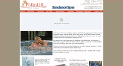 Desktop Screenshot of premierhottub.com